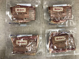 4 PACKS Hobes Old Fashioned Cured Country Ham Bone In End Slices 8 oz