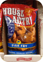 House Autry Seasoned Fish Fry Bag Mix Fried Crunchy Seafood Catfish Cornmeal