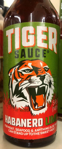 TryMe Tiger Habanero Lime Sauce 5 oz Dip Chicken Beef Fish