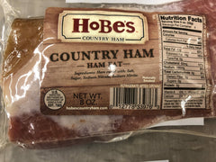 Hobes Fat 8 oz Pork Cured Country Ham & Skins Seasoning Bean Taters Stew