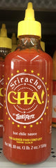 Texas Pete Sriracha CHA! Hot Sauce Pepper Hot Dogs Hamburgers Soup Eggs