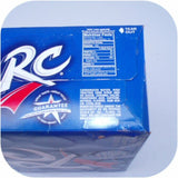 12 pack of RC Cola Cans Royal Crown soft soda pop drink