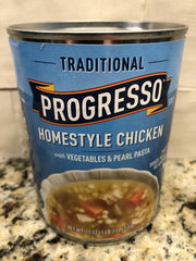 10 CANS Progresso Traditional Homestyle Chicken w Vegetables Pearl Pasta Soup...