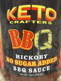 3 BOTTLES KETO Crafter's Hickory BBQ Sauce 19 oz Ribs Barbecue