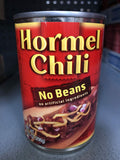 4 CANS Hot Dog Hormel Chili NO Beans 15 oz Hamburger Sauce Dip Bowl