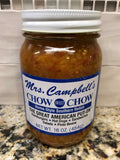 3 JARS Mrs Campbell's Chow Chow Onion Pickle Relish Hot Dog Pintos