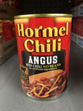 4 CANS Hormel Angus Chili No Beans 14 oz Can Beef Can Dip Stew