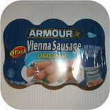 Six Pack Armour Vienna Sausage Regular 6 Cans Meat NEW