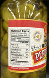 Bell-View Fancy Imported Pepperoncini 32.0 FL OZ pickled sweet tangy pickle