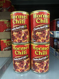 4 CANS Hormel Chili Chunky Beef NO Beans 15 oz Hamburger Sauce Hot Dog