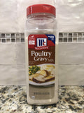 6 JARS McCormick Premium Poultry Gravy Mix 18 oz Chicken Meat FREE SHIP