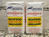 2 BAGS Atkinsons Enriched Cajun Spicy Hot Seafood Breader 2 lb Bag Flour