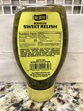 Mount Olive SQUEEZE Sweet Pickle Relish 10 oz Salad Tuna Mt Salad Potato