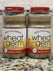 2 JARS Kretschmer Original Toasted Wheat Germ 12 Oz Flour Non GMO