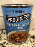 10 CANS Progresso Traditional Chicken and Sausage Gumbo Soup 19 oz Can