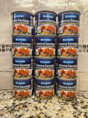 12 Cans Brookdale Vienna Sausage Meat 4.6 oz Wiener Armour