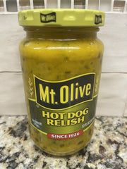 Mount Olive Hot Dog Mustard Pickle Relish 12oz Wiener Bun MT