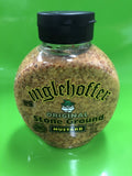 6 Bottles Inglehoffer Original Stone Ground Mustard 10 oz Squeezable Tumeric