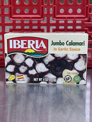 Iberia Jumbo Calamari In Garlic Sauce 4 oz Tuna Fish Octopus