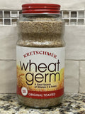 2 JARS Kretschmer Original Toasted Wheat Germ 12 Oz Flour Non GMO