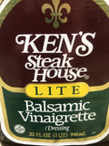 2 Bottles Ken's Steak House Balsamic Vinaigrette Salad Dressing Marinade 32 oz