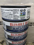 32 CANS Bumble Bee Solid White Albacore Tuna in Water 5 oz Can FREE SHIP