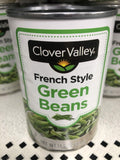 6 CANS Clover Valley French Style Green Beans 14.5 oz Can salad soup