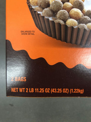 General Mills Reese's Puffs Cereal, Peanut Butter Chocolate 43.25 oz Breakfas...