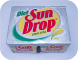 12 pack of DIET SUN DROP Cans cola pop drink SUNDROP Soda