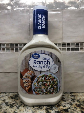 Great Value Classic Ranch Dressing & Dip 36 oz Salad Pizza Hidden Valley