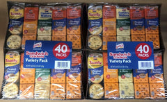 80 packs Variety Pack Lance Sandwich Crackers Cheese Nipchee Toasty Capt Wafer