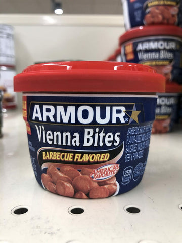 6 Cans Armour Barbecue Flavored Vienna Bites Sausage Meat 7.25 oz Wiener