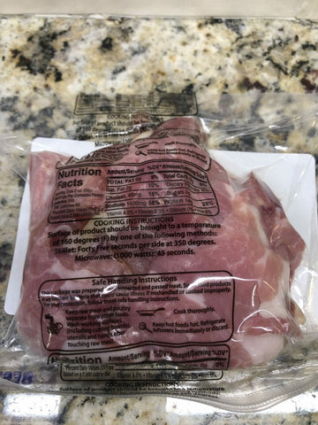 Hobes Salt Cured Country Ham Trimmings Pork Slices Biscuit 6 oz