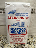 2 BAGS Atkinsons Enriched Seafood Breader 2 lb Bag Flour Catfish Flounder