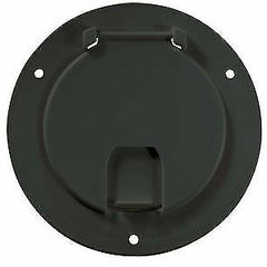 BLACK Electric Cable Cover Hatch Camper Rv Travel trailer Pop Up Popup 30 amp