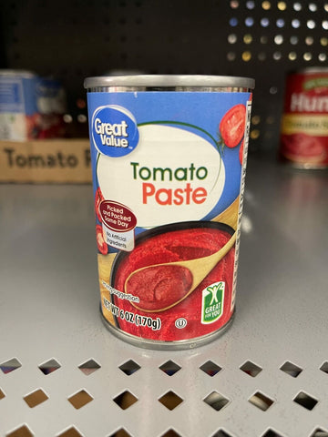 8 CANS Great Value Tomato Paste 6 oz Can pasta chili soup pizza salsa