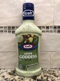 3 BOTTLES Kraft Green Goddess Salad Dressing 16 oz Cool Creamy FREE SHIP