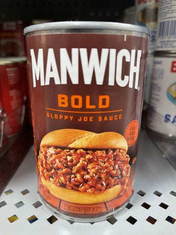 4 CANS Manwich BOLD FLAVOR Sloppy Joe Sauce 16 oz Can Hamburger