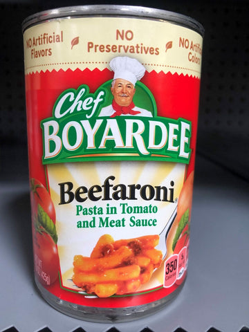 6 CANS Chef Boyardee Beefaroni Pasta in Tomato and Meat Sauce 15 Oz Can