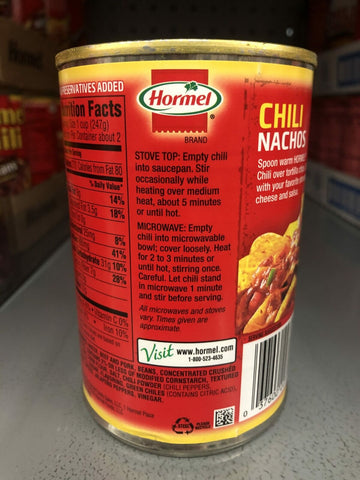 Hormel Chili with Beans 15 oz Hamburger Sauce Hot Dog Dip Bowl