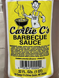 2 Bottles Carlie C's Original BBQ Sauce 32 oz Barbecue Pork Ribs Chicken Dunn NC