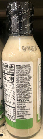 Nature's Promise Organic  Romano Caesar Salad Dressing 12 oz Bottle