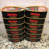 12 Iberia Boneless & Skinless Cooked Canned Ham 16oz (1LB.) dak picnic DOZEN