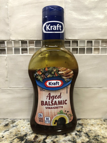 3 BOTTLES Kraft Aged Balsamic Vinaigrette Salad Dressing 14 oz Oil FREE SHIP