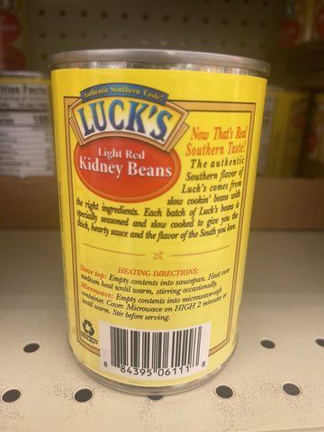 10 CANS Luck's Light Red Kidney Beans 15 oz Can Vegetable Bean