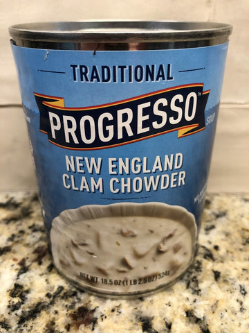 4 CANS Progresso Traditional New England Clam Chowder Soup 18.5 oz Can