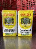 2 BAGS Atkinsons Yellow Cornbread Muffin Mix 2 lb Bag Jiffy Style