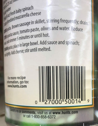 3 CANS Hunt's Roasted Garlic & Onion Spaghetti Pasta Sauce Tomato 24 Oz