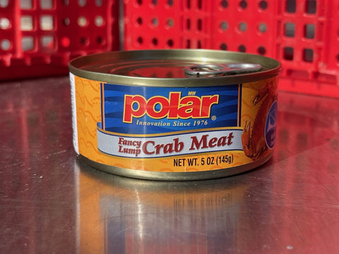 5 CANS MW Polar Fancy Lump Crab Meat 5 oz Can Dip Cake Food Salad Snack