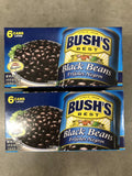 12 CANS Bush's Black Beans 15 oz Can Frijoles Negros FREE SHIP